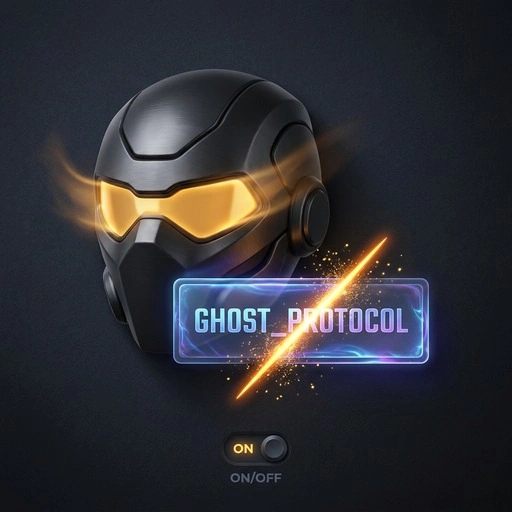 IC05 Stealth Nametag Casco Táctico Protocolo Fantasma